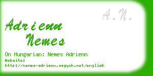 adrienn nemes business card